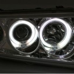 Φανάρια εμπρός angel eyes για Skoda Fabia (1999-2007) , μαύρα , χωρίς λάμπες (Η7) - σετ 2τμχ. Φανάρια εμπρός angel eyes για Skoda Fabia (1999-2007) , μαύρα , χωρίς λάμπες (Η7) - σετ 2τμχ.