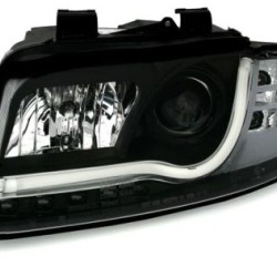 Φανάρια εμπρός led Lightbar Design για Audi A4 B6 (2001-2004) -μαύρα , με λάμπες (Η1) - σετ 2τμχ. Φανάρια εμπρός led Lightbar Design για Audi A4 B6 (2001-2004) -μαύρα , με λάμπες (Η1) - σετ 2τμχ.