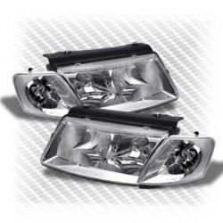Φανάρια εμπρός για Vw Passat B5 (1997-2000) - chrome , χωρίς λάμπες (Η7) - σετ 2τμχ. Φανάρια εμπρός για Vw Passat B5 (1997-2000) - chrome , χωρίς λάμπες (Η7) - σετ 2τμχ.