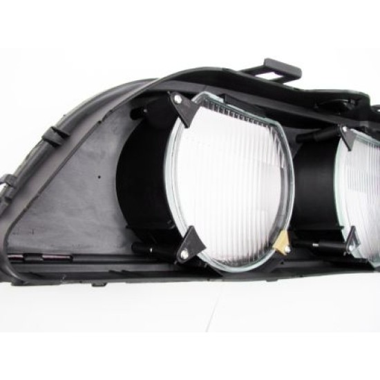 Κρύσταλλα φαναριών για BMW E39 (1995-2000) - λευκό φλας