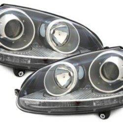 Φανάρια εμπρός για Vw Golf 5 - GTI design , χωρίς λάμπες (Η7) - σετ 2τμχ.