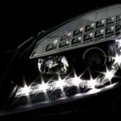 Φανάρια εμπρός led με DRL για Opel Astra H (2004-2009) - black , με λάμπες (Η1) - σετ 2τμχ. Φανάρια εμπρός led με DRL για Opel Astra H (2004-2009) - black , με λάμπες (Η1) - σετ 2τμχ.