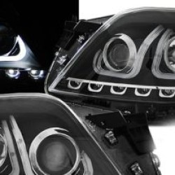 Φανάρια εμπρός led για Toyota Land Cruiser 150 (2009+) - μαύρα , με λάμπες (Η1) - σετ 2τμχ. Φανάρια εμπρός led για Toyota Land Cruiser 150 (2009+) - μαύρα , με λάμπες (Η1) - σετ 2τμχ.