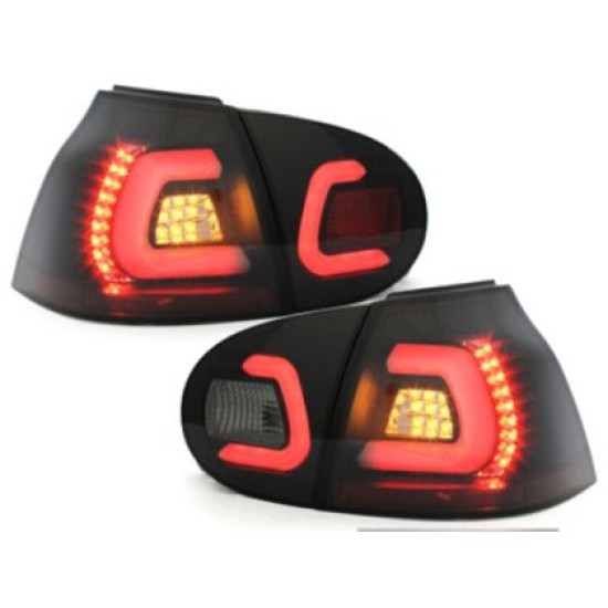 Πίσω φανάρια led για VW Golf 5  (2003-2009)  - lightbar design - σετ 2τμχ.