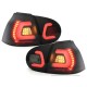 Πίσω φανάρια led για VW Golf 5  (2003-2009)  - lightbar design - σετ 2τμχ.