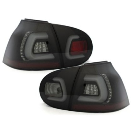 Πίσω φανάρια led για VW Golf 5  (2003-2009)  - lightbar design - σετ 2τμχ.