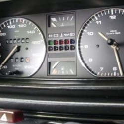 Δαχτυλίδια καντράν για Vw Golf II - χρωμίου