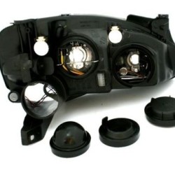 Φανάρια εμπρός για Opel Corsa (2001-2006) - μαύρα , χωρίς λάμπες (Η1) - σετ 2τμχ. Φανάρια εμπρός για Opel Corsa (2001-2006) - μαύρα , χωρίς λάμπες (Η1) - σετ 2τμχ.