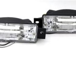 Φλας προφυλακτήρα BMW E30 (1983-1990)  limousine / touring / coupe / cabrio  - χρωμίου - σετ 2τμχ.