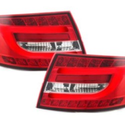 Πίσω φανάρια led για Audi A6 4F sedan (2004-2008) - lightbar design - σετ 2τμχ.