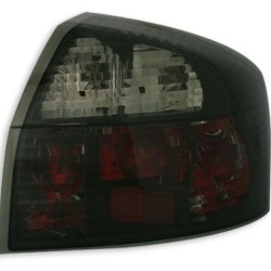 Πίσω φανάρια για Audi A4 sedan (2001-2004) - μαύρα - σετ 2τμχ.