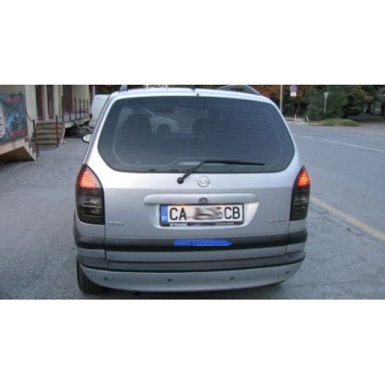 Πίσω φανάρια led για Opel Zafira A (1999-2005) - μαύρα - σετ 2τμχ.