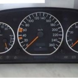 Δαχτυλίδια ταμπλό για Mercedes W140 - χρωμίου Δαχτυλίδια ταμπλό για Mercedes W140 - χρωμίου