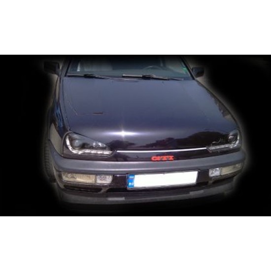 Φανάρια εμπρός led για Vw Golf ΙΙΙ - μαύρα , με λάμπες (Η1) - σετ 2τμχ.