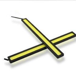 Universal led φώτα COB 17CM 10W - μαύρο - 2τμχ.