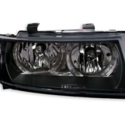 Φανάρια εμπρός angel eyes για Seat Leon /Toledo (1999-2004) - μαύρα , χωρίς λάμπες (Η7) - σετ 2τμχ.