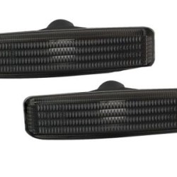 Φλας BMW E39 (1995-2003) - μαύρο χρωμίου - σετ 2τμχ.