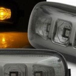Led φλας για Audi A4 B6 B7  (2001-2008)  -  φιμέ - σετ 2τμχ.