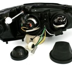 Φανάρια εμπρός για Opel Astra G (1998-2004) - μαύρα , χωρίς λάμπες (Η7) - σετ 2τμχ. Φανάρια εμπρός για Opel Astra G (1998-2004) - μαύρα , χωρίς λάμπες (Η7) - σετ 2τμχ.