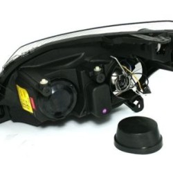 Φανάρια εμπρός angel eyes για Opel Astra H (2004-2009) - chrome , με λάμπες (Η1) - σετ 2τμχ.