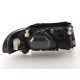 Φανάρια εμπρός angel eyes για Audi A4 (1999-2001) - μαύρα , χωρίς λάμπες (Η7) - σετ 2τμχ.