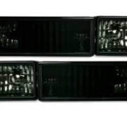 Φλας με διακοσμητικό προβολάκι για Golf 3 / Vento  (1991-1998)  - μαύρο - σετ 2τμχ.