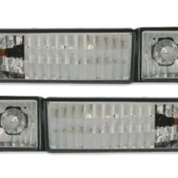 Φλας με διακοσμητικό προβολάκι για Golf 3 / Vento  (1991-1998)  - χρωμίου - σετ 2τμχ.