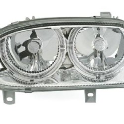 Φανάρια εμπρός angel eyes για Vw Golf 3 R32 design - chrome ,  χωρίς  λάμπες (Η 7 ) - σετ 2τμχ.