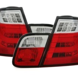 Πίσω φανάρια led για BMW E46 sedan (2001-2005) -chrome - σετ 2τμχ.