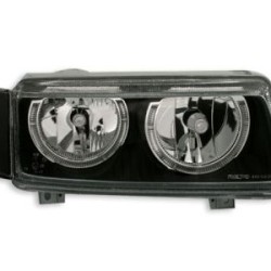 Φανάρια εμπρός angel eyes για Vw Passat Β4 (1993-1996) - μαύρα , χωρίς λάμπες (Η7) - σετ 2τμχ.