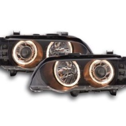 Φανάρια εμπρός για BMW X5 (1999-2003) - μαύρα με led φλας , χωρίς λάμπες (Η7) - σετ 2τμχ. Φανάρια εμπρός για BMW X5 (1999-2003) - μαύρα με led φλας , χωρίς λάμπες (Η7) - σετ 2τμχ.