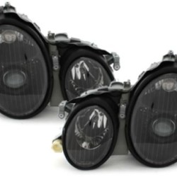 Φανάρια εμπρός για Mercedes CLK W208 (1997-2002) , μαύρα , χωρίς λάμπες (Η7) - σετ 2τμχ. Φανάρια εμπρός για Mercedes CLK W208 (1997-2002) , μαύρα , χωρίς λάμπες (Η7) - σετ 2τμχ.
