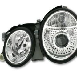Φανάρια εμπρός για Mercedes CLK W208 (1997-2002) , με λάμπες (Η7) - σετ 2τμχ.