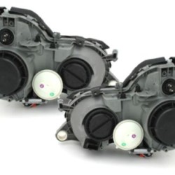 Φανάρια εμπρός για Mercedes CLK W208 (1997-2002) , μαύρα , με λάμπες (Η7) - σετ 2τμχ. Φανάρια εμπρός για Mercedes CLK W208 (1997-2002) , μαύρα , με λάμπες (Η7) - σετ 2τμχ.