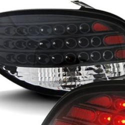 Πίσω φανάρια led για Peugeot 206 - black - σετ 2τμχ.