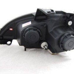 Φανάρια εμπρός led για Mercedes ML W163 (1998-2001) - μαύρα , με λάμπες (Η1) - σετ 2τμχ.