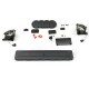 Προφυλακτήρας εμπρός για Audi A3 8P (2005-2008) - RS Design με μαύρη  γυαλιστερή  μάσκα