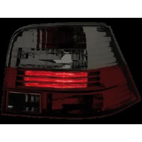 Πίσω φανάρια Vw Golf IV  (1997-2003)  - μαύρα - σετ 2τμχ.