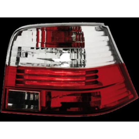 Πίσω φανάρια Vw Golf IV  (1997-2003)  - chrome - σετ 2τμχ.