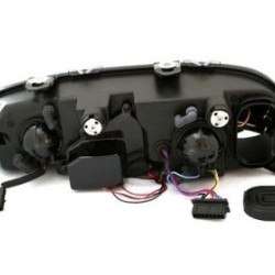 Φανάρια εμπρός angel eyes για Fiat Punto (1999-2003) - μαύρα , με λάμπες (Η1) - σετ 2τμχ. Φανάρια εμπρός angel eyes για Fiat Punto (1999-2003) - μαύρα , με λάμπες (Η1) - σετ 2τμχ.