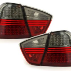 Πίσω φανάρια led για BMW E90 sedan (2005-2008) - φιμέ - σετ 2τμχ.
