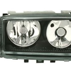 Φανάρια εμπρός για Vw Polo 6N (1994-1999) - μαύρα , χωρίς λάμπες (Η7) - σετ 2τμχ.