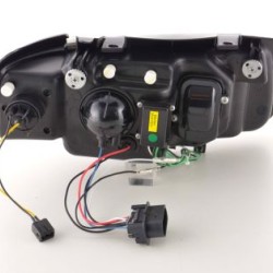 Φανάρια εμπρός led για Vw Polo 6N (1994-1999) - μαύρα , με λάμπες (Η1) - σετ 2τμχ. Φανάρια εμπρός led για Vw Polo 6N (1994-1999) - μαύρα , με λάμπες (Η1) - σετ 2τμχ.