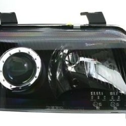 Φανάρια εμπρός για Audi A4 (1995-1999) - μαύρα , χωρίς λάμπες (Η7) - σετ 2τμχ.