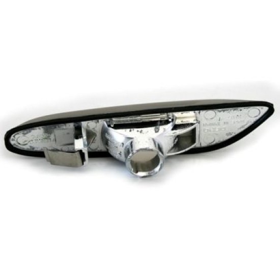 Φλας για BMW E46 (2001-2005) / E60 / E61 / X3 (2004-2009) - χρωμίου - σετ 2τμχ.