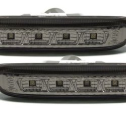 Led φλας για BMW E46  (1998-2001) / E46 Compact - μαύρο - σετ 2τμχ.