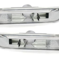 Φλας για BMW E 46 (1998-2001) / E46 Compact - χρωμίου - σετ 2τμχ.