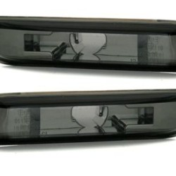 Φλας για BMW E46 (1998-2004) - μαύρο χρωμίου - σετ 2τμχ.