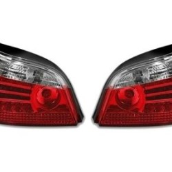 Πίσω φανάρια led για BMW E60 (2003-2007) - chrome - σετ 2τμχ.