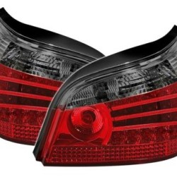 Πίσω φανάρια led για BMW E60 (2003-2007) - φιμέ φλας - σετ 2τμχ.
